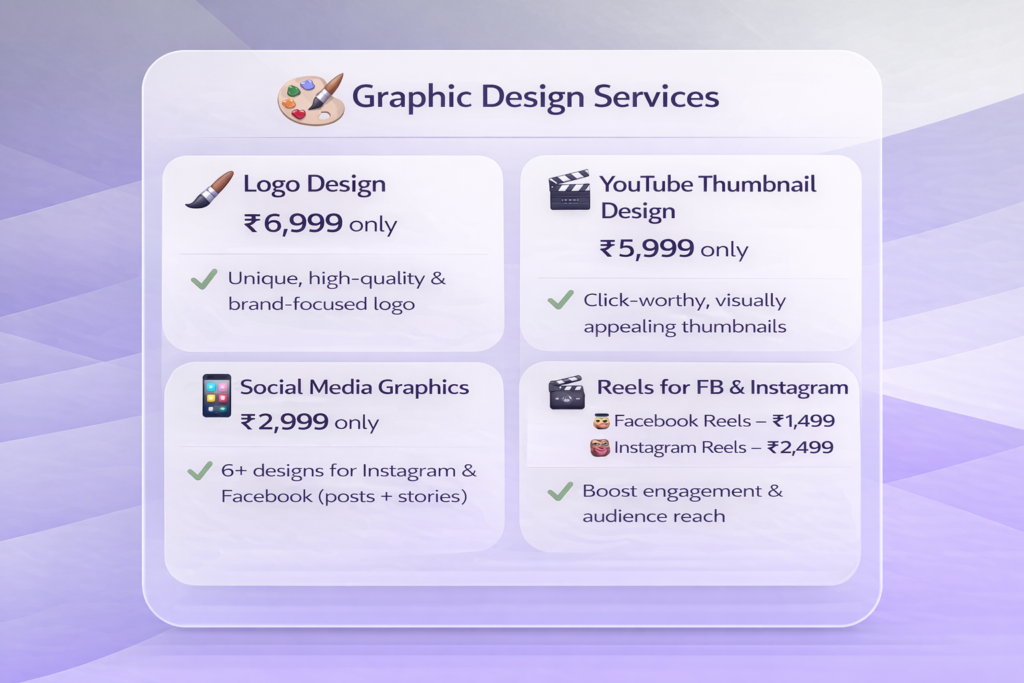 Raghav E design Graphic Design Services 