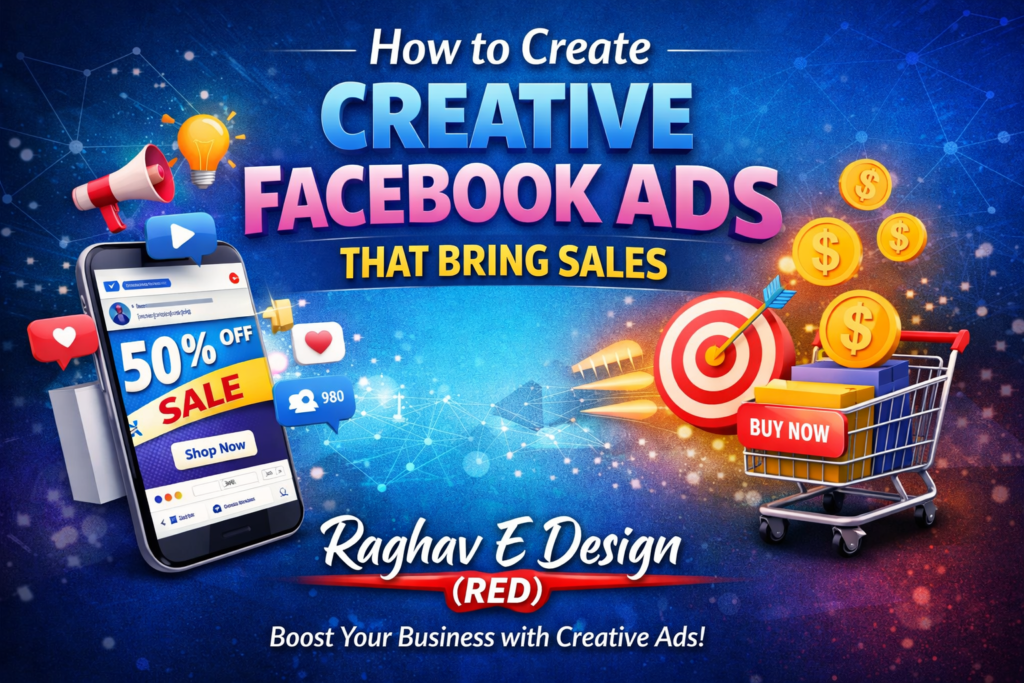 How to create Creative Facebook Ads that bring sales – Raghav E Design (RED)