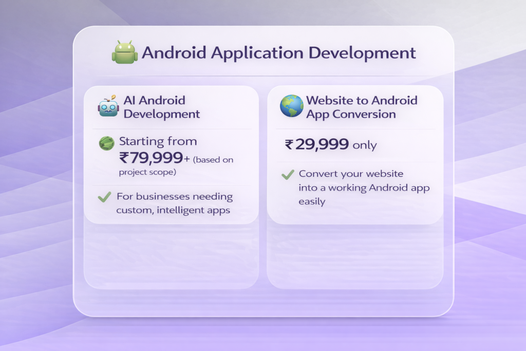 Raghav E Design Android Application Development Plan