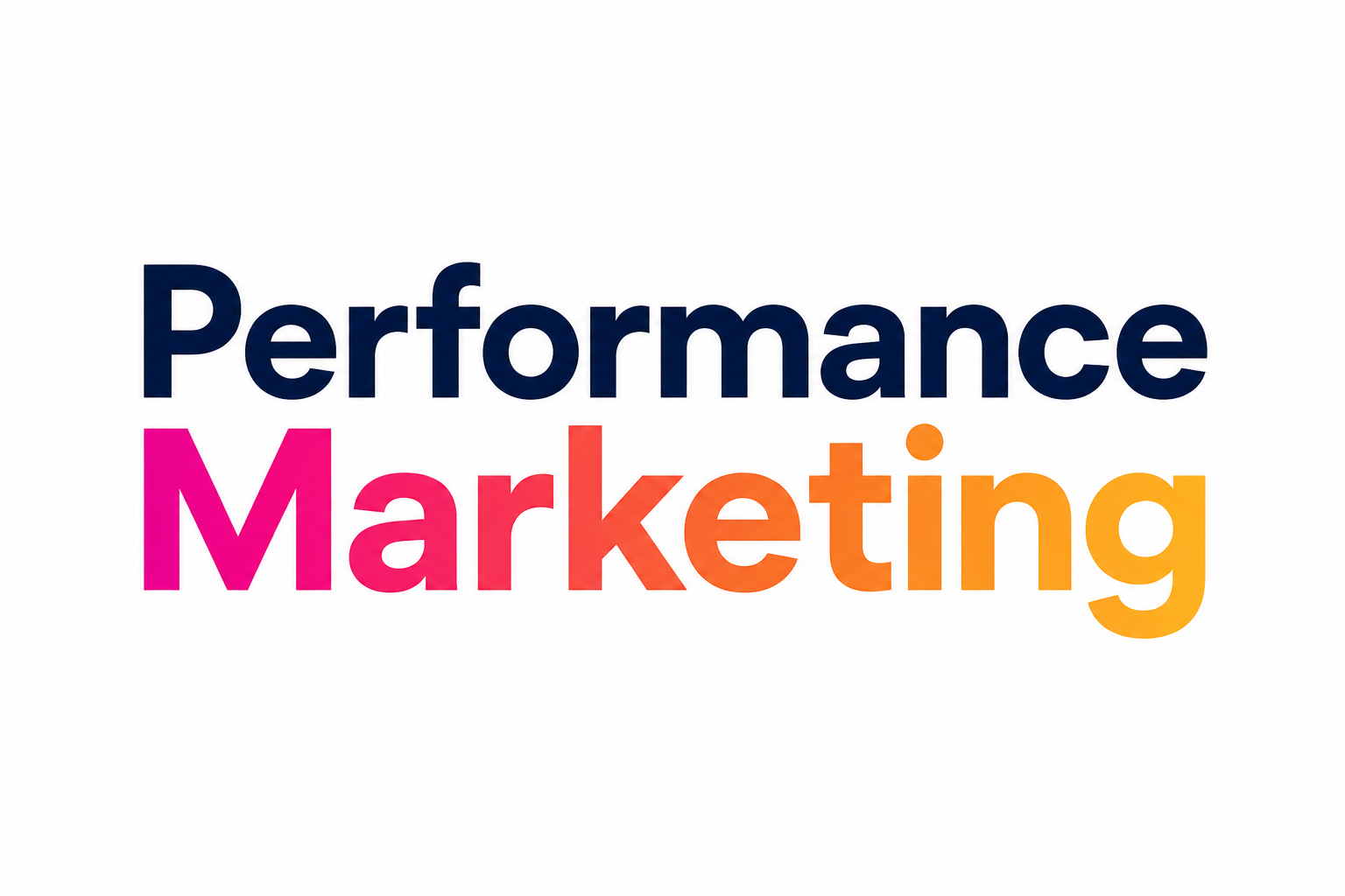 Performance Marketing