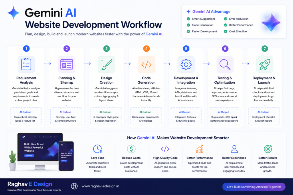 Gemini AI website development