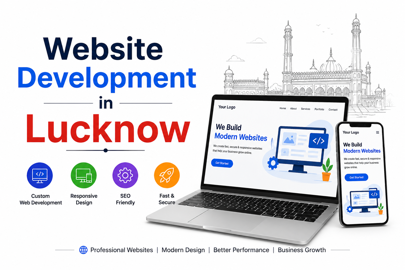 Website Development in Lucknow by Raghav E Design