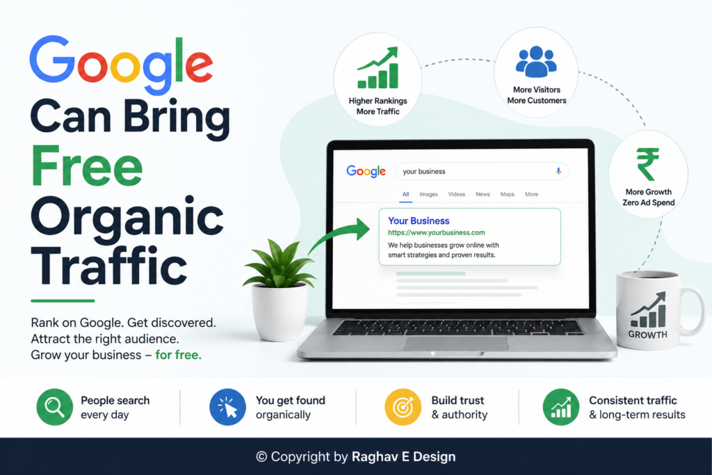 Google Can Bring Free Organic Traffic for business