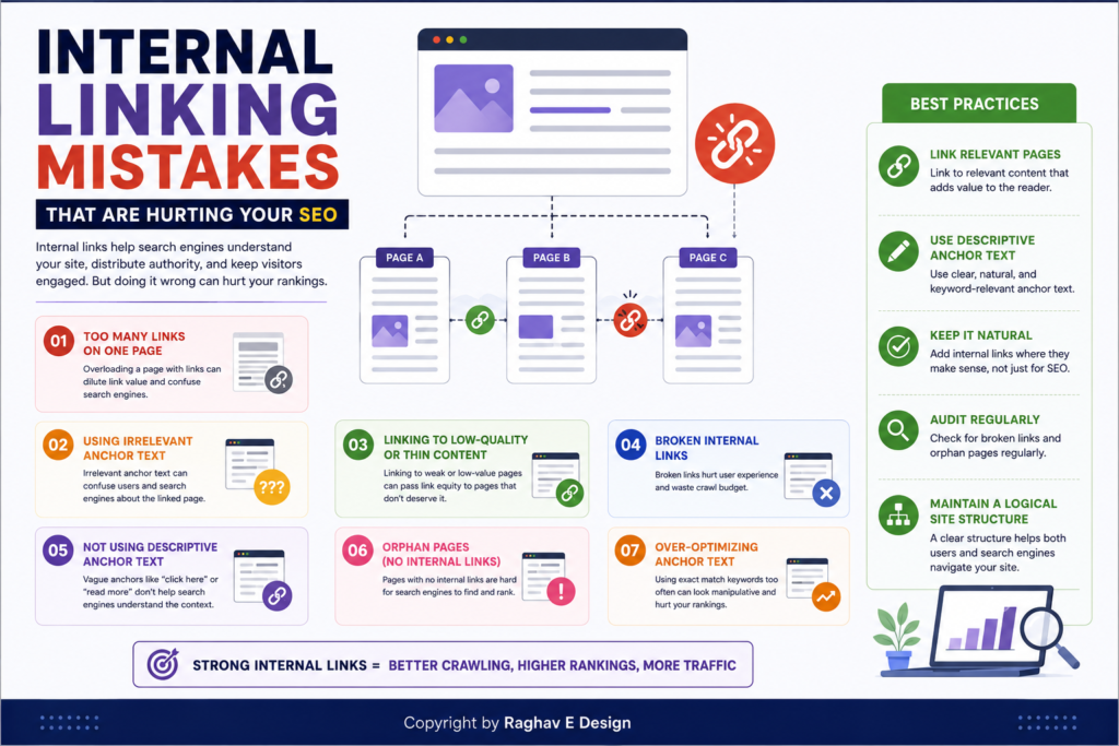Internal linking mistakes that are hurting your SEO rankings