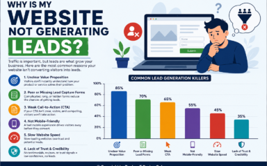 Why is my website not generating leads – common reasons and fixes for poor website lead generation