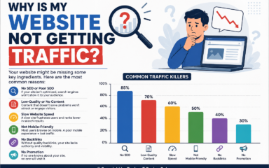 Why is my website not getting traffic – common reasons and fixes for low website traffic